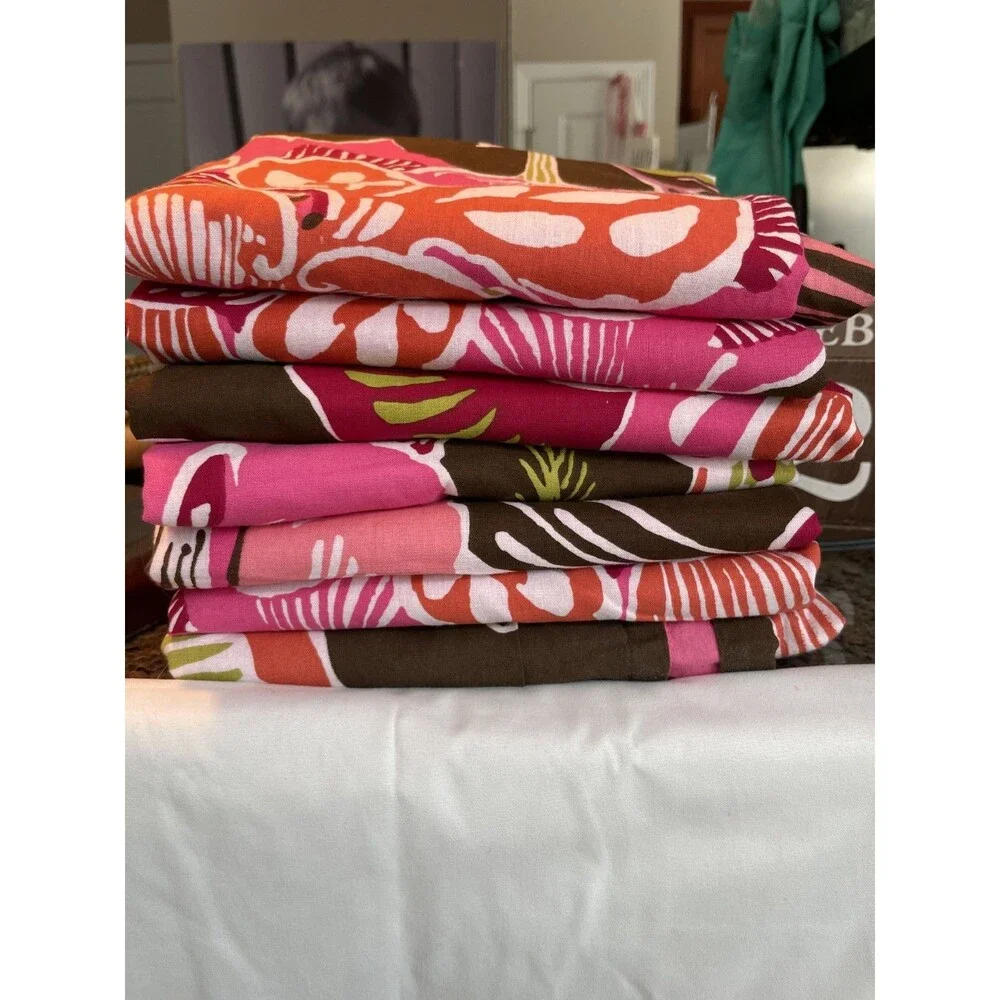 POTTERY BARN NWOT DORM PILLOW COVERS PINK FLORAL - have 7/ priced indiv.